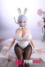 Otaku Doll 65cm 3KG 1穴あり ビニール製のヘッド+シリコンボディ 二種類の顔あり 画像通りの服付き バニーガール 爆乳 オナホール - 画像 (7)