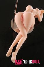 Otaku Doll 45cm 2.1KG 1穴あり シリコン製 骨格&塗装無し 爆乳 オナホール - 画像 (4)