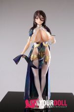 Otaku Doll 65cm 3KG 1穴あり ビニール製のヘッド+シリコンボディ 二種類の顔あり 画像通りの服付き シスター 巨乳 オナホール 新品 - 画像 (12)