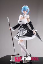 Otaku Doll 65cm 3KG 1穴あり ビニール製のヘッド+シリコンボディ 画像通りの服付き メイド 泣き顔 清楚可憐 オナホール 新品 - 画像 (10)