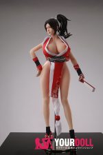 Otaku Doll 65cm 3KG 1穴あり ビニール製のヘッド+シリコンボディ 画像通りの服付き 女忍者 巨乳 コスプレ系 オナホール 新品 - 画像 (14)