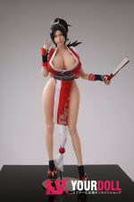 Otaku Doll 65cm 3KG 1穴あり ビニール製のヘッド+シリコンボディ 画像通りの服付き 女忍者 巨乳 コスプレ系 オナホール 新品 - 画像 (13)