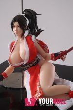 Otaku Doll 65cm 3KG 1穴あり ビニール製のヘッド+シリコンボディ 画像通りの服付き 女忍者 巨乳 コスプレ系 オナホール 新品 - 画像 (2)