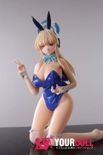 Otaku Doll 65cm 3KG 1穴あり ビニール製のヘッド+シリコンボディ 二種類の顔あり 画像通りの服x2付き 巨乳 アへ顔 オナホール 新品 予約販売 - 画像 (6)