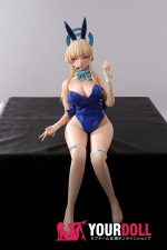 Otaku Doll 65cm 3KG 1穴あり ビニール製のヘッド+シリコンボディ 二種類の顔あり 画像通りの服x2付き 巨乳 アへ顔 オナホール 新品 予約販売 - 画像 (12)