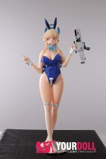 Otaku Doll 65cm 3KG 1穴あり ビニール製のヘッド+シリコンボディ 二種類の顔あり 画像通りの服x2付き 巨乳 アへ顔 オナホール 新品 予約販売 - 画像 (13)