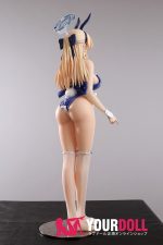 Otaku Doll 65cm 3KG 1穴あり ビニール製のヘッド+シリコンボディ 二種類の顔あり 画像通りの服x2付き 巨乳 アへ顔 オナホール 新品 予約販売 - 画像 (5)