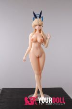 Otaku Doll 65cm 3KG 1穴あり ビニール製のヘッド+シリコンボディ 二種類の顔あり 画像通りの服x2付き 巨乳 アへ顔 オナホール 新品 予約販売 - 画像 (10)