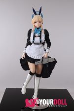 Otaku Doll 65cm 3KG 1穴あり ビニール製のヘッド+シリコンボディ 二種類の顔あり 画像通りの服x2付き 巨乳 アへ顔 オナホール 新品 予約販売 - 画像 (11)