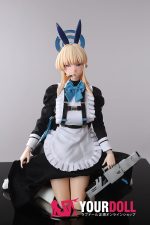 Otaku Doll 65cm 3KG 1穴あり ビニール製のヘッド+シリコンボディ 二種類の顔あり 画像通りの服x2付き 巨乳 アへ顔 オナホール 新品 予約販売 - 画像 (7)