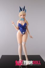 Otaku Doll 65cm 3KG 1穴あり ビニール製のヘッド+シリコンボディ 二種類の顔あり 画像通りの服x2付き 巨乳 アへ顔 オナホール 新品 予約販売 - 画像 (15)