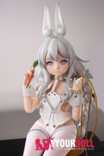 Otaku Doll 65cm 3KG 1穴あり ビニール製のヘッド+シリコンボディ 画像通りの服x2付き バニーガール ちっぱい オナホール 予約販売 新品