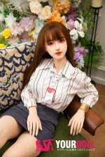 QitaDoll 小野 162cm Cカップ ホワイト肌 フルシリコン 植毛式の髪型付き 美人OL ラブドール - 画像 (7)