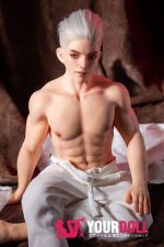 QitaDoll 霸天 63cm 3.55kg フルシリコン 植毛式の髪型選択可 腹筋割れ 一体式 男性型ラブドール - 画像 (10)