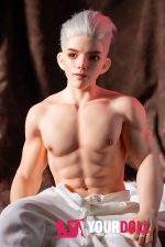 QitaDoll 霸天 63cm 3.55kg フルシリコン 植毛式の髪型選択可 腹筋割れ 一体式 男性型ラブドール - 画像 (8)