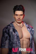 QitaDoll 托尔 175cm フルシリコン 植毛式の髪型付き 筋肉 欧米系 熟男 男性型ラブドール 新品