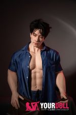 QitaDoll 乔宇 175cm フルシリコン 植毛式の髪型付き 筋肉 アジア系 熟男 男性型ラブドール 新品 - 画像 (10)