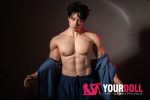 QitaDoll 乔宇 175cm フルシリコン 植毛式の髪型付き 筋肉 アジア系 熟男 男性型ラブドール 新品 - 画像 (24)