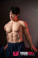 QitaDoll 乔宇 175cm フルシリコン 植毛式の髪型付き 筋肉 アジア系 熟男 男性型ラブドール 新品 - 画像 (13)