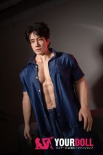 QitaDoll 乔宇 175cm フルシリコン 植毛式の髪型付き 筋肉 アジア系 熟男 男性型ラブドール 新品 - 画像 (14)