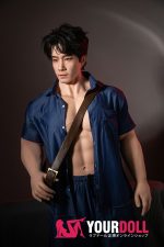 QitaDoll 乔宇 175cm フルシリコン 植毛式の髪型付き 筋肉 アジア系 熟男 男性型ラブドール 新品 - 画像 (12)