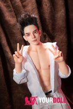 QitaDoll 俊皓 61cm 2.9kg フルシリコン 植毛式の髪型選択可 イケメン 一体式 男性型ラブドール 新品 - 画像 (5)