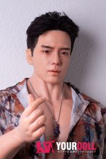 QitaDoll 陌陌 175cm フルシリコン 植毛式の髪型付き 腹筋割れ アジア系 男性型ラブドール 新品 - 画像 (2)