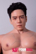 QitaDoll 陌陌 175cm フルシリコン 植毛式の髪型付き 腹筋割れ アジア系 男性型ラブドール 新品 - 画像 (4)
