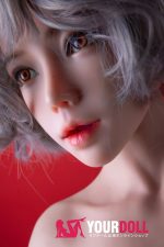 QitaDoll 知瑶 162cm Cカップ ホワイト肌 フルシリコン 植毛式の髪型付き 顎機能追加可 細腰 美人 ラブドール 新品 - 画像 (4)