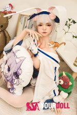 DOLLSENIOR 美咲(meixiao) 165cm Bカップ リアルな肌質感付き ノーマル肌 フルシリコン 顎機能付き 美人 ラブドール - 画像 (8)