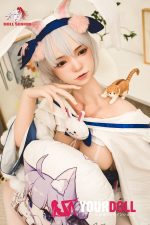 DOLLSENIOR 美咲(meixiao) 165cm Bカップ リアルな肌質感付き ノーマル肌 フルシリコン 顎機能付き 美人 ラブドール - 画像 (7)