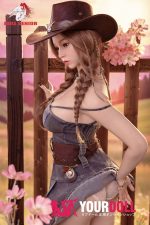 DOLLSENIOR 奈奈(Nainai) 163cm Eカップ ノーマル肌 フルシリコン 顎機能付き カウガール 巨乳 ラブドール - 画像 (6)