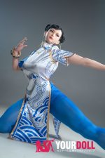 Game Lady 169cm Fカップ No.33_1 ノーマル肌 フルシリコン 巨乳 細腰 巨尻 筋肉娘 コスプレ系 ラブドール 新品 - 画像 (5)