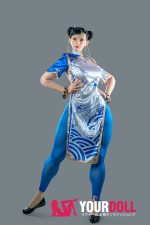 Game Lady 169cm Fカップ No.33_1 ノーマル肌 フルシリコン 巨乳 細腰 巨尻 筋肉娘 コスプレ系 ラブドール 新品 - 画像 (6)