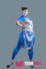Game Lady 169cm Fカップ No.33_1 ノーマル肌 フルシリコン 巨乳 細腰 巨尻 筋肉娘 コスプレ系 ラブドール 新品 - 画像 (15)