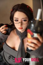 JYDOLL 新依然 165cm Dカップ フルシリコン リアルな肌質感付き アジア系 清楚 高級 眼鏡娘 細腰 ラブドール 新品 - 画像 (2)