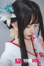 Lacedoll 晚冰(眠り顔) 163cm Hカップ フルシリコン ボディ選択可 和風美女 爆乳 ラブドール - 画像 (8)