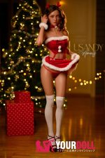 Lusandy Doll Anaïs 167cm Bカップ フルシリコン Tan肌 サンタガール 肉付きの良い唇 貧乳 ラブドール 新品 - 画像 (20)