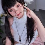 MDDOLL 莉莉(Lily) #M21 150cm Eカップ ノーマル肌 フルシリコン 顎機能追加可 愛嬌 眼鏡娘 無邪気 ラブドール