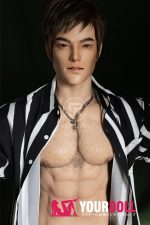 Realing doll 洛宸(ROYCE) 180cm フルシリコン 顎機能付き アジア系 細マッチョ ペニス選択可 男性型ラブドール