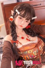 Shedoll Ailin(艾琳) 145cm Gカップ フルシリコン 顎機能追加可 エルフ耳 愛嬌 爆乳 アジア系 ラブドール - 画像 (4)