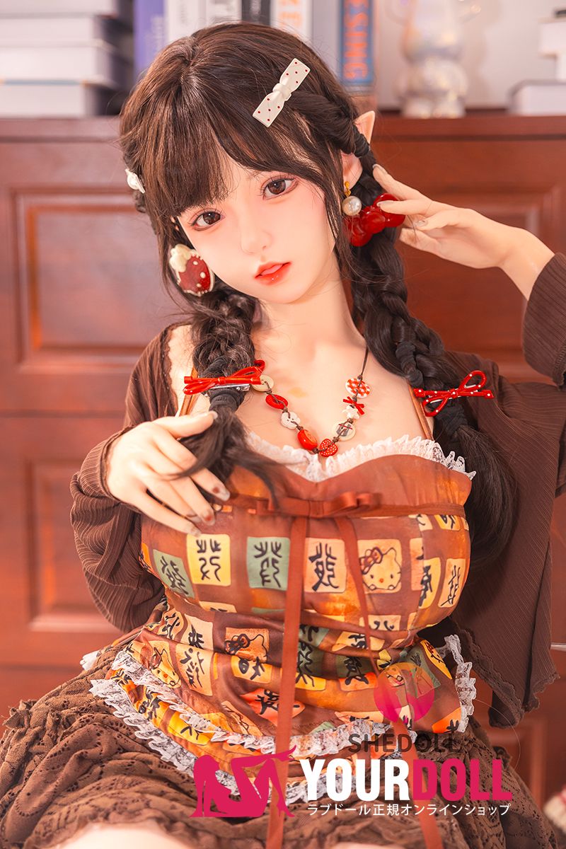 Shedoll Ailin(艾琳) 145cm Gカップ フルシリコン 顎機能追加可 エルフ耳 愛嬌 爆乳 アジア系 ラブドール - 画像 (1)