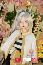 Shedoll Ailin(艾琳) 145cm Gカップ フルシリコン 顎機能追加可 エルフ耳 コスプレ系 描きタイプの眉 ラブドール - 画像 (18)