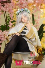 Shedoll Ailin(艾琳) 145cm Gカップ フルシリコン 顎機能追加可 エルフ耳 コスプレ系 描きタイプの眉 ラブドール - 画像 (21)