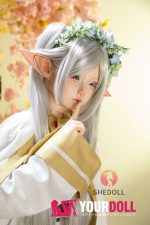Shedoll Ailin(艾琳) 145cm Gカップ フルシリコン 顎機能追加可 エルフ耳 コスプレ系 描きタイプの眉 ラブドール - 画像 (5)