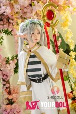 Shedoll Ailin(艾琳) 145cm Gカップ フルシリコン 顎機能追加可 エルフ耳 コスプレ系 描きタイプの眉 ラブドール - 画像 (19)