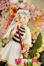 Shedoll Ailin(艾琳) 145cm Gカップ フルシリコン 顎機能追加可 エルフ耳 コスプレ系 描きタイプの眉 ラブドール - 画像 (13)