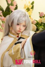 Shedoll Ailin(艾琳) 145cm Gカップ フルシリコン 顎機能追加可 エルフ耳 コスプレ系 描きタイプの眉 ラブドール - 画像 (2)