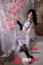 Shedoll Rose(蔷薇) 168cm Dカップ フルシリコン リアルな肌質感付き 顎機能追加可 中華風 長身美女 ラブドール - 画像 (15)