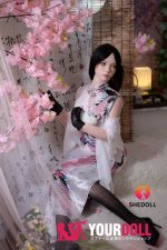 Shedoll Rose(蔷薇) 168cm Dカップ フルシリコン リアルな肌質感付き 顎機能追加可 中華風 長身美女 ラブドール - 画像 (10)